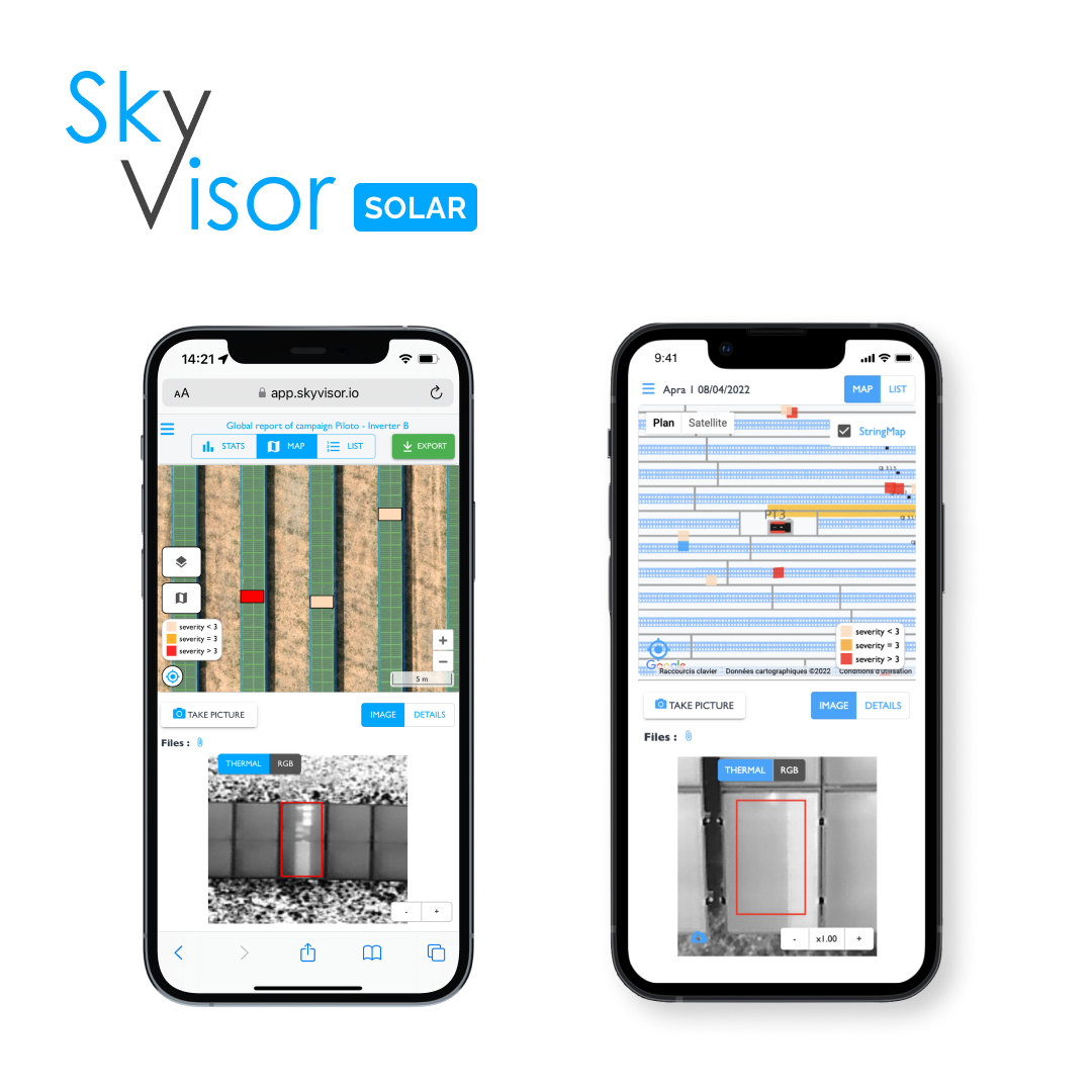 SkyVisor Solar Field App Dual View SkyVisor Solar Field App Dual View
